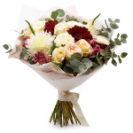 Blush and Burgundy Bloom