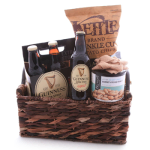 Robust Beer and Snacks Gift Basket