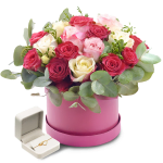 Diamond Bracelet and Rose Radiance Gift Box