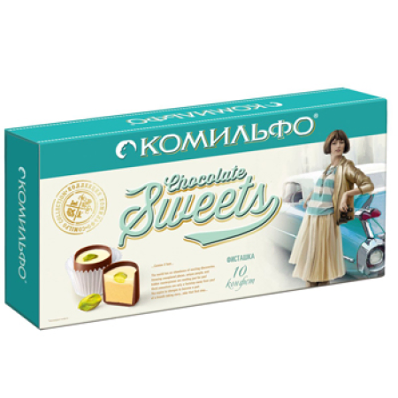 Cioccolatini al pistacchio Comilfo