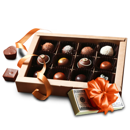 Gift-a-Cash with Chocolates