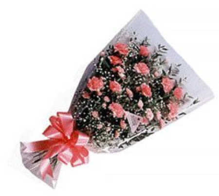 Bouquet di condoglianze "Rosa e garofano"