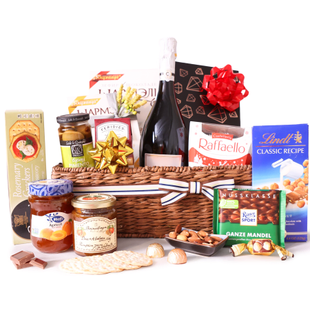 Caramelle e vino frizzante